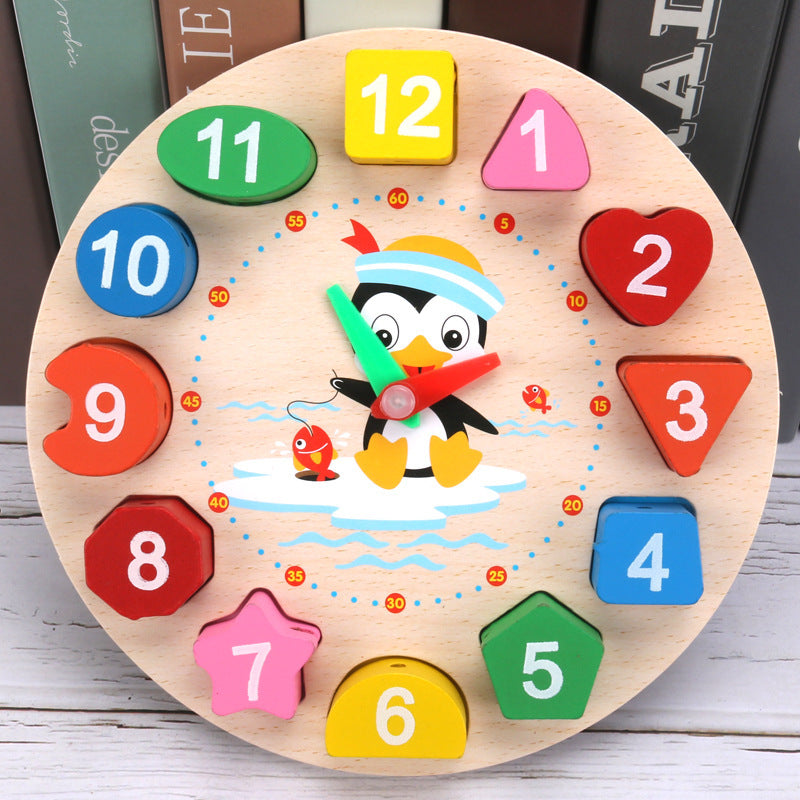Pinguin Uhr - Bausteine