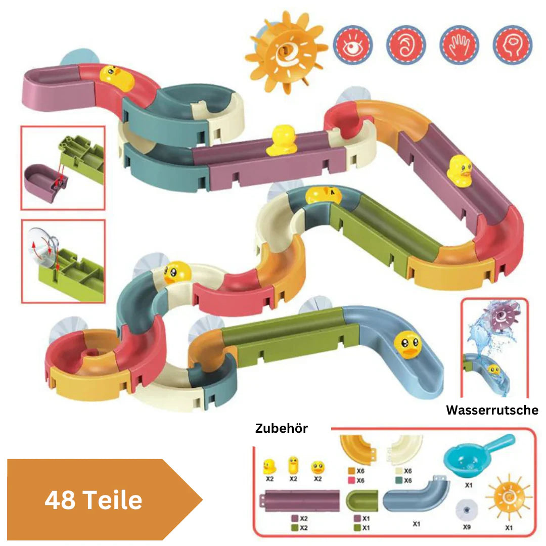 Badespielzeug DIY – Enten Rutsche