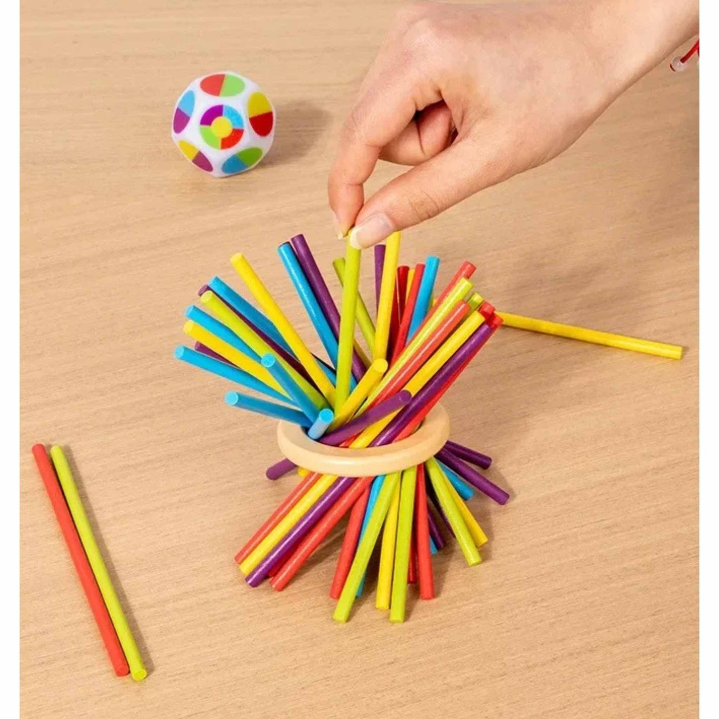 Montessori Holz-Geschicklichkeitsspiel – Familienspaß mit Lerneffekt!