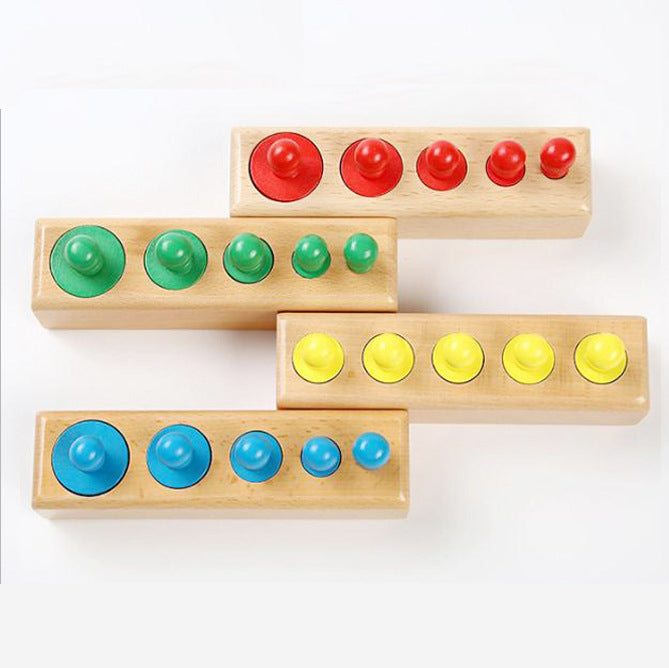 Montessori - Zylinderblöcke-Steckpuzzle