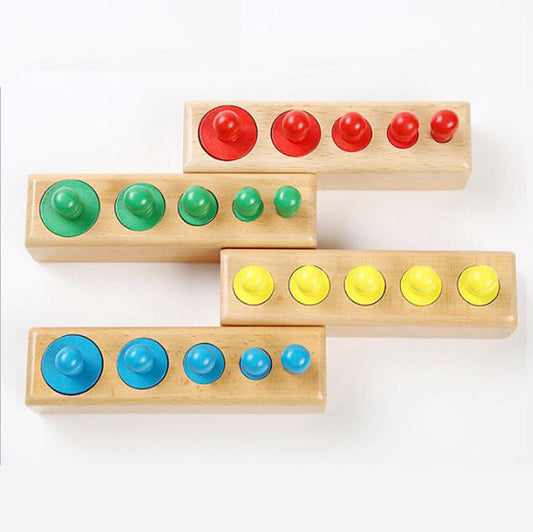 Montessori - Zylinderblöcke-Steckpuzzle