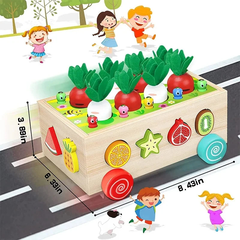 Montessori Holzspielzeug – Lern-Garten
