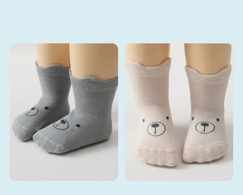 Antirutsch Baby Baumwollsocken - 5er Pack