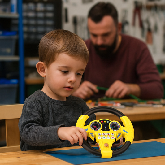 Interaktives Kinderlenkrad mit Licht & Sound – Realistischer Fahrspaß für kleine Entdecker (2–5 Jahre)