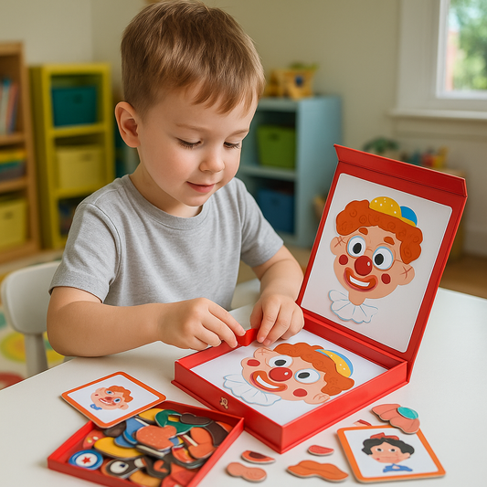 Montessori magnetisches Figuren Puzzle