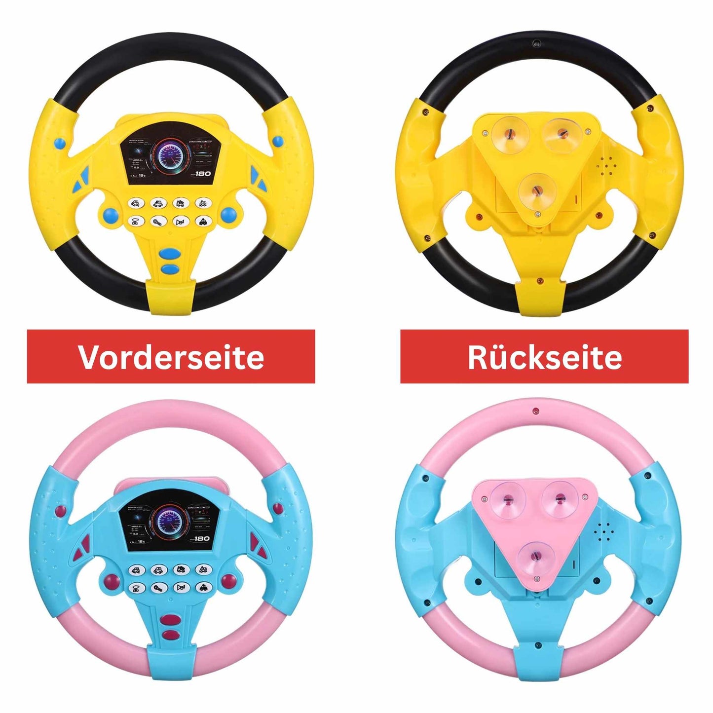 Interaktives Kinderlenkrad mit Licht & Sound – Realistischer Fahrspaß für kleine Entdecker (2–5 Jahre)